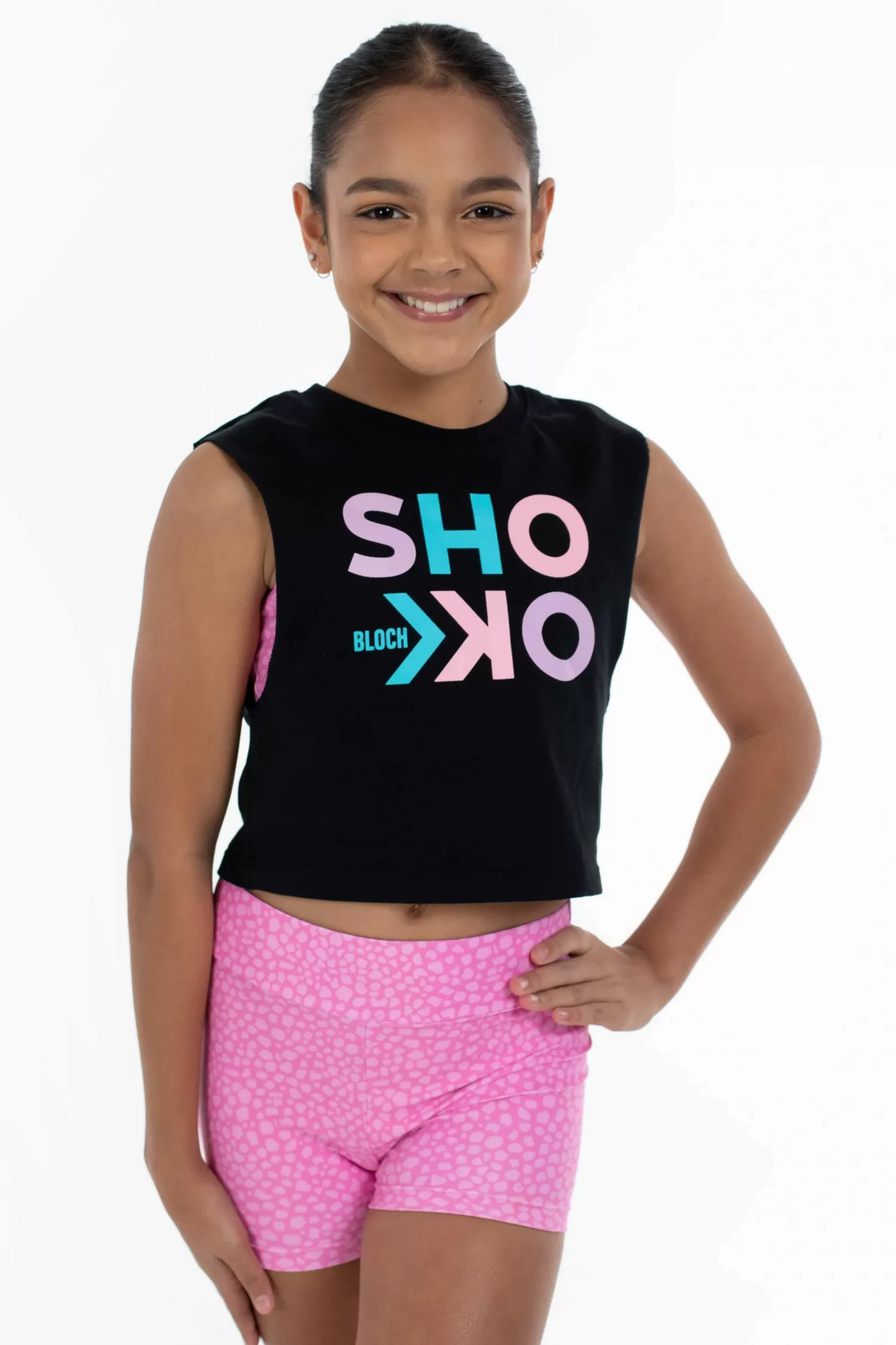 Bloch X Flo Active Cleo Crop Muscle Top^ BLOCH x Flo Active | BLOCH x Flo Active