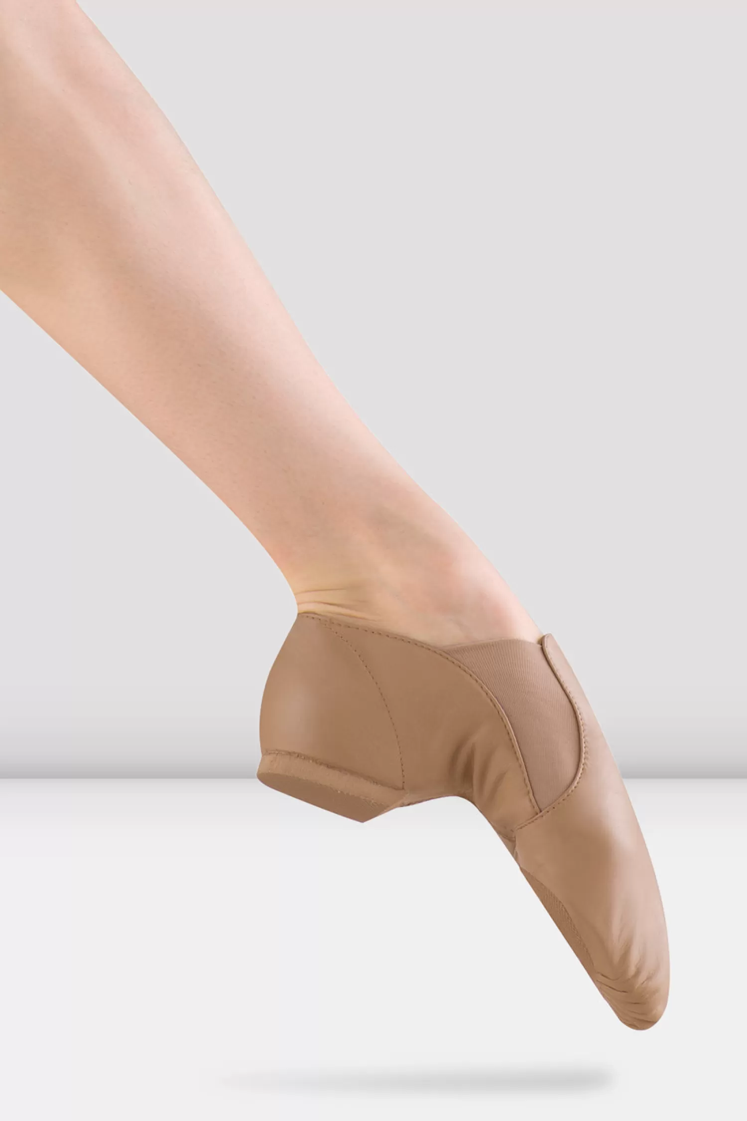 Bloch Childrens Leather Elasta Jazz Booties^ Jazz