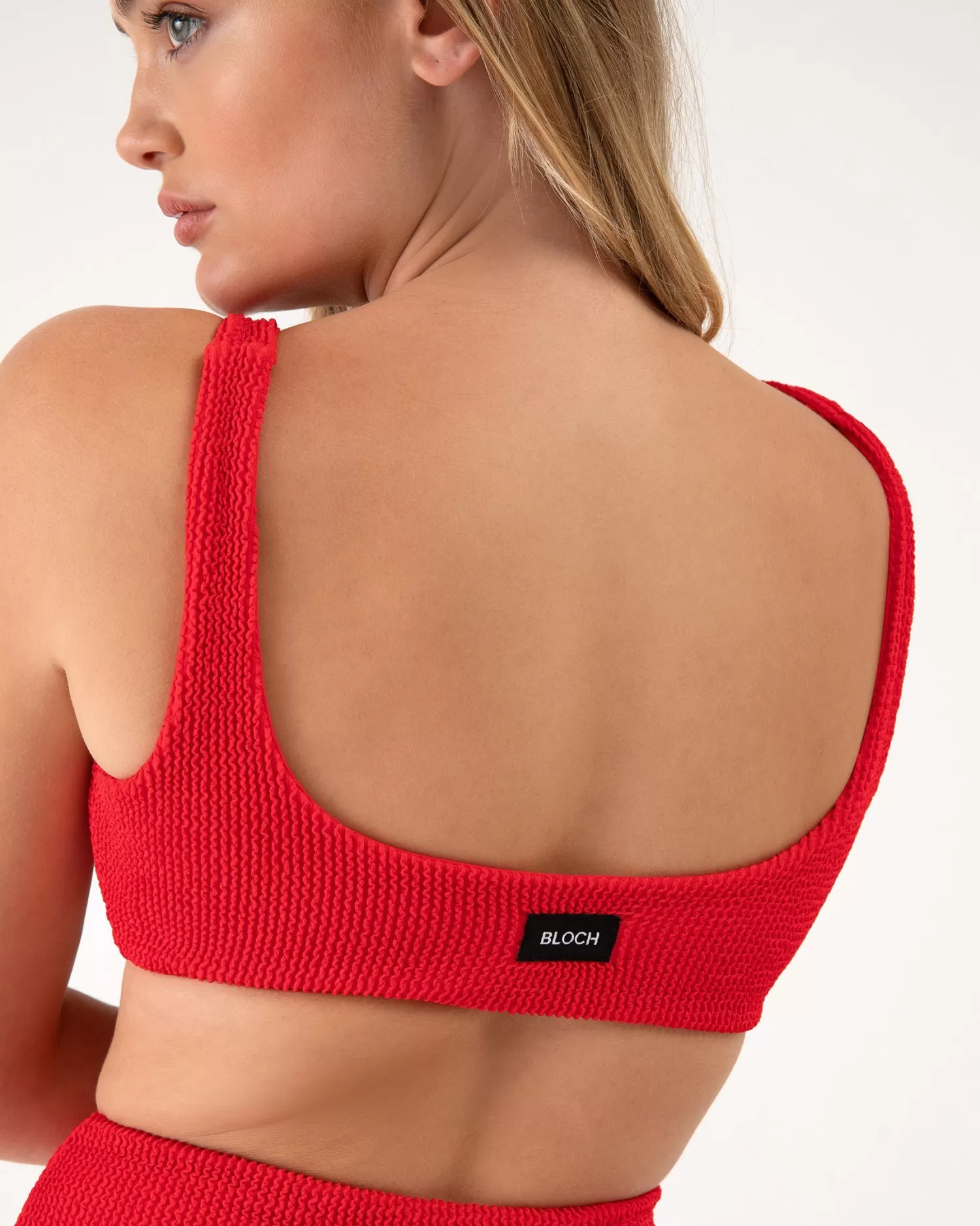 Bloch Crinkle Square Neck Bra^ Tops | Sports Bras