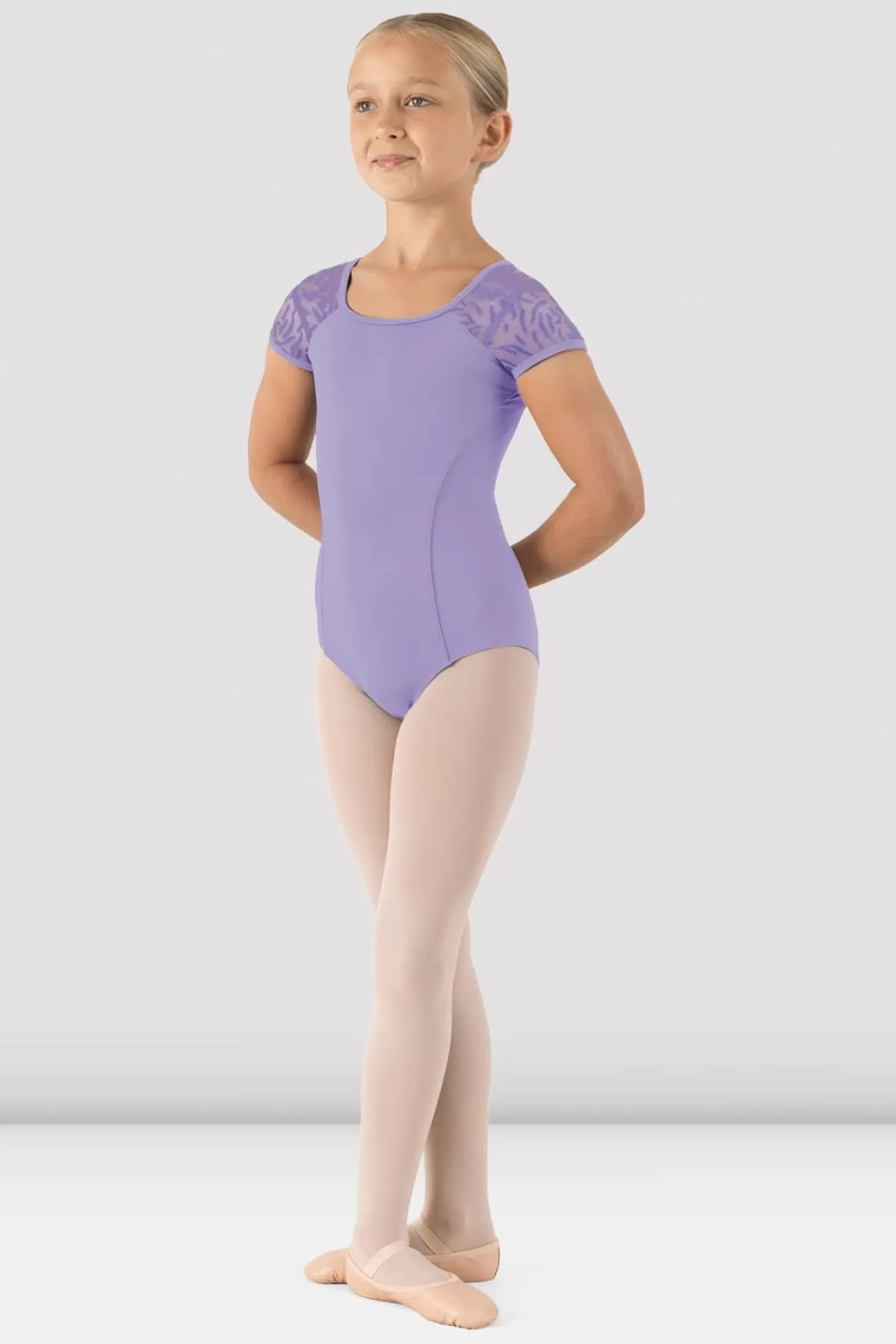 Bloch Girls Macy Cap Sleeve Leotard^ Leotards