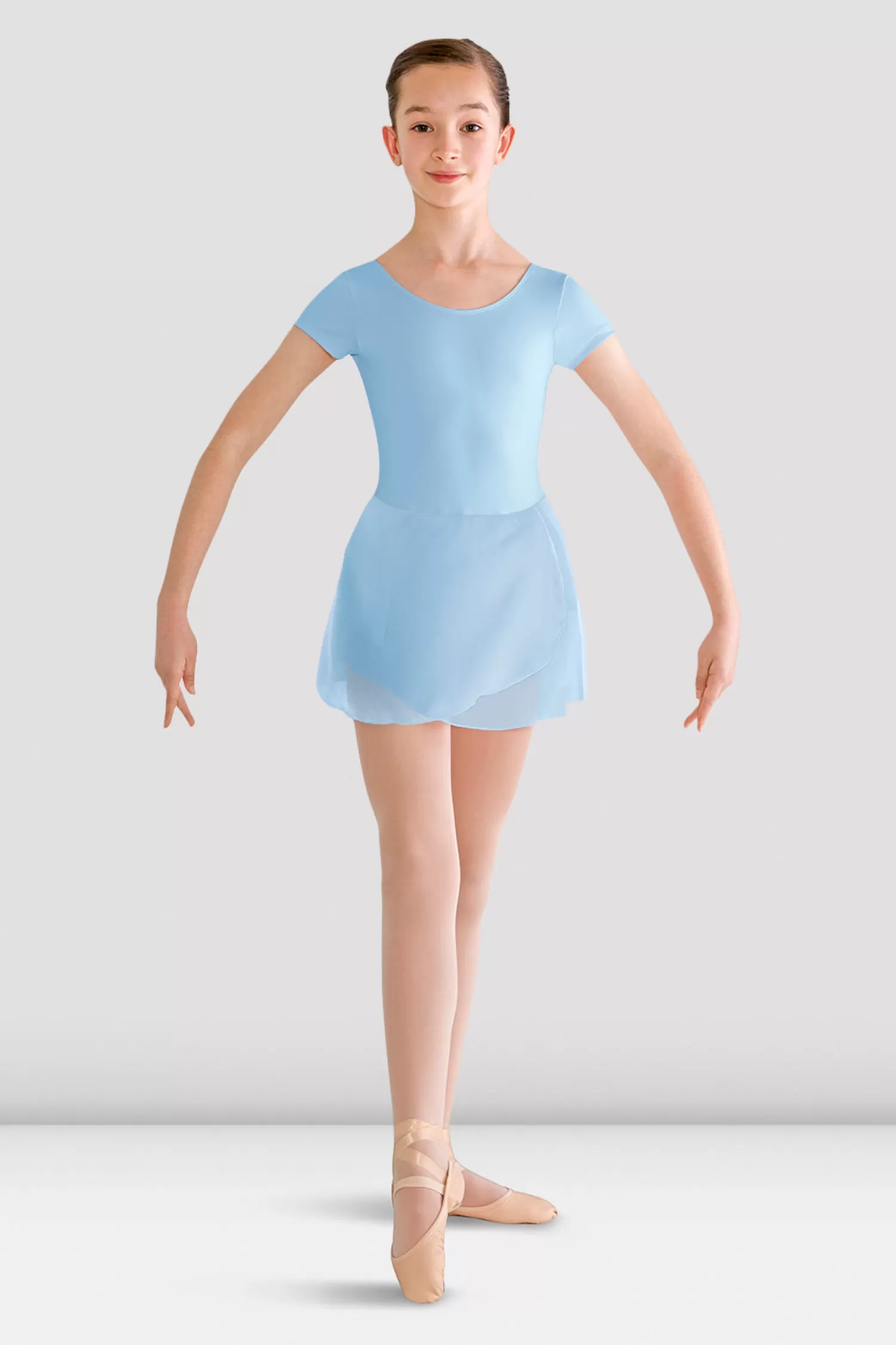 Bloch Girls Prisha Short Sleeve Skirted Leotard^ Leotards | Basics