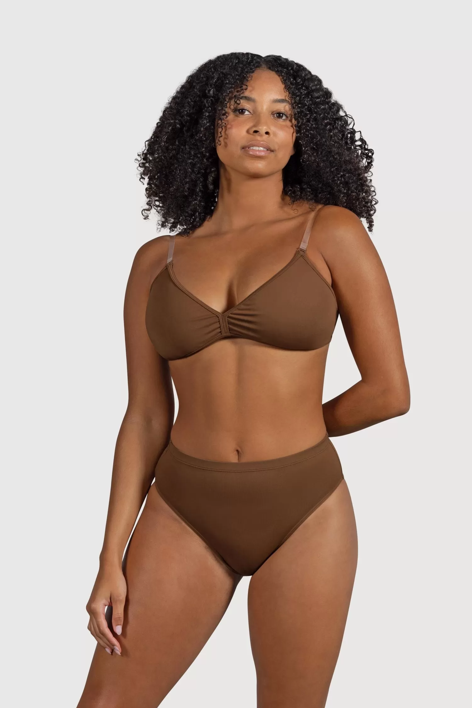 Bloch Ladies Aquila High Waist Brief^ Underwear