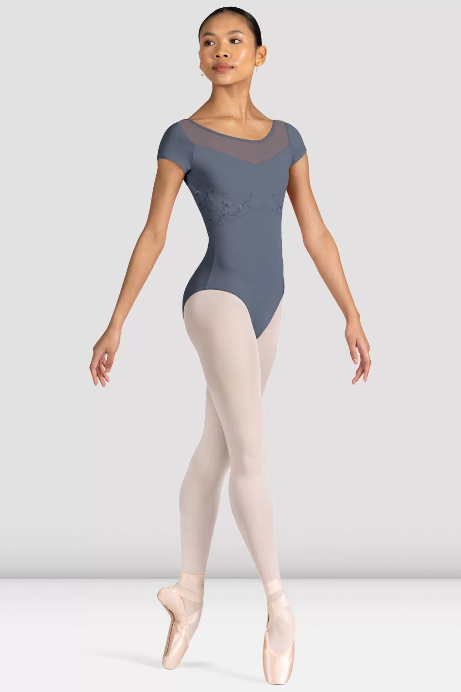 Bloch Ladies Aster Floral Cap Sleeve Leotard^ Leotards | Bloch Fleurs Collection
