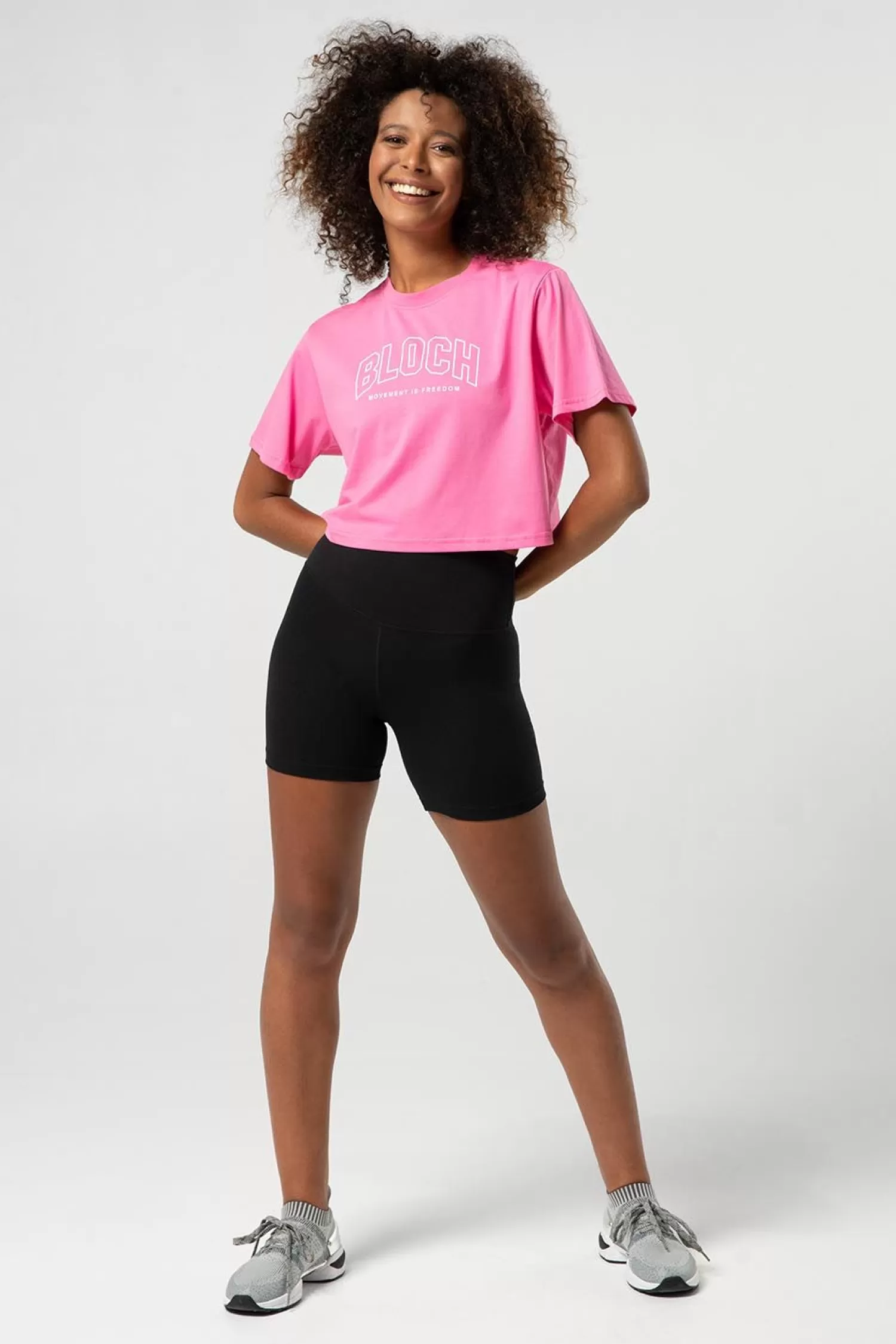 Bloch Ladies Heritage Print Crop Tee^ Tops